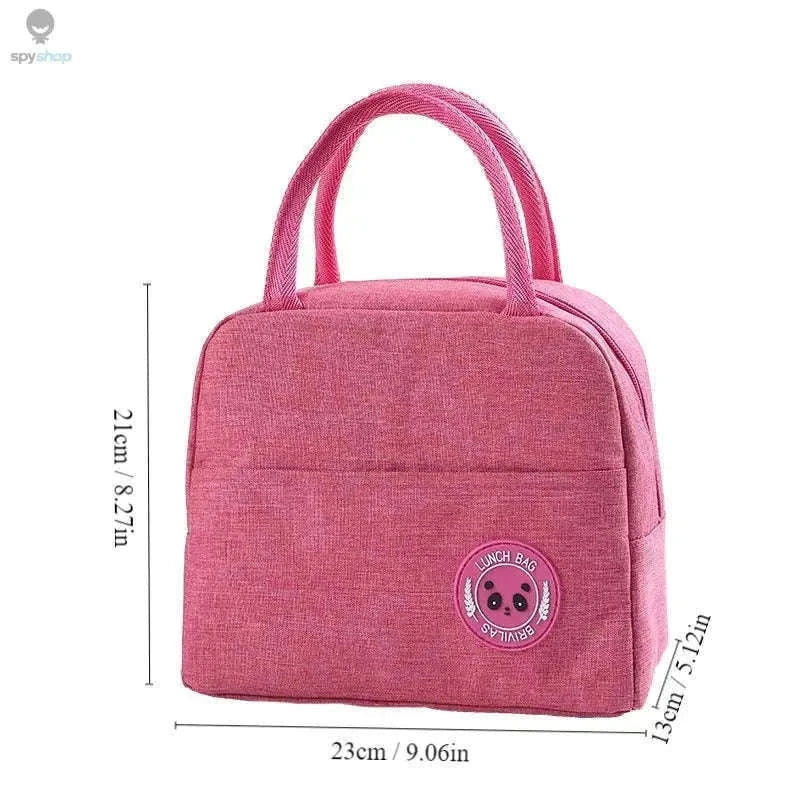 Insulated Lunch Bag for Fresh Meals on the Go-Black