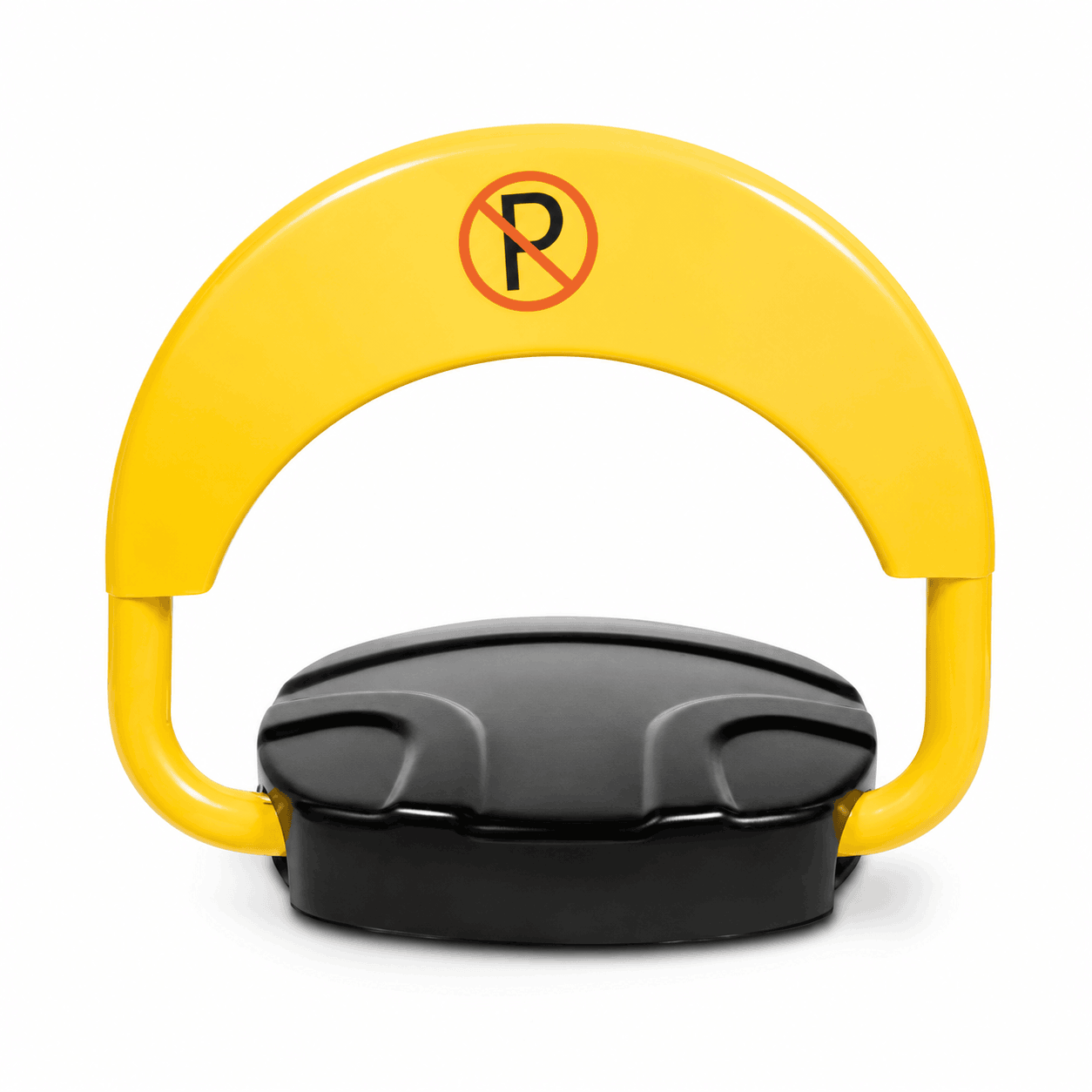 Intelligent Parking Lock with Remote Control, Foldable Barrier, Waterproof-YELLOW / United Kingdom