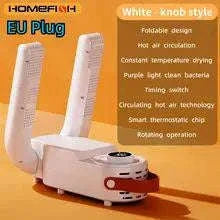 Intelligent Shoe Dryer with Deodorizing and Sterilizing Technology-White EU / EU / China Mainland