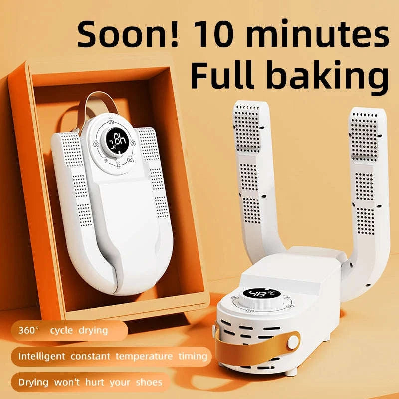 Intelligent Shoe Dryer with Deodorizing and Sterilizing Technology-White EU / EU / China Mainland