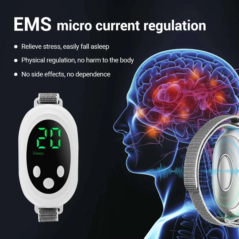 Intelligent Sleep Device with Dual Modes and Adjustable Intensity-WHITE