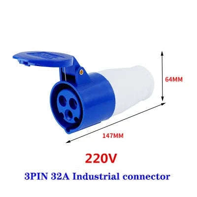 IP44 Industrial Plug and Socket Waterproof Connector-32A 3P