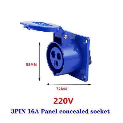 IP44 Industrial Plug and Socket Waterproof Connector-32A 3P