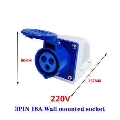 IP44 Industrial Plug and Socket Waterproof Connector-32A 3P