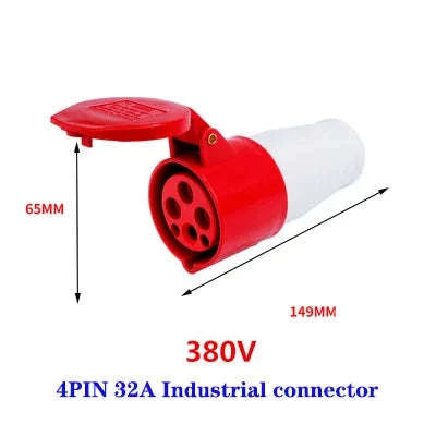IP44 Industrial Plug and Socket Waterproof Connector-32A 3P