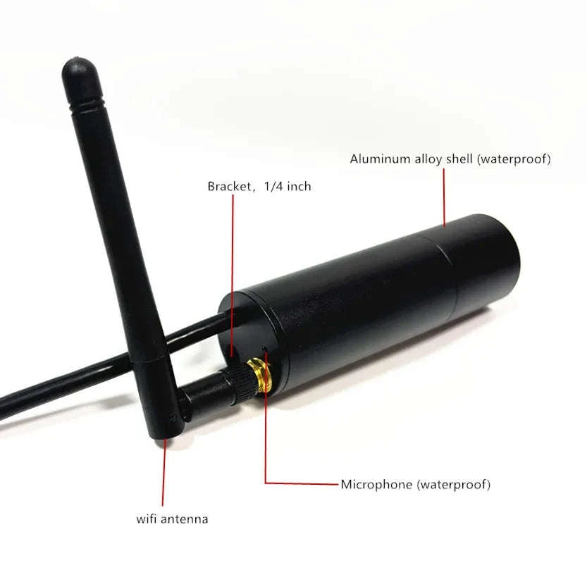 IP66 Mini WiFi Bullet IP Camera with Smart Detection-No SD card / 2.8mm