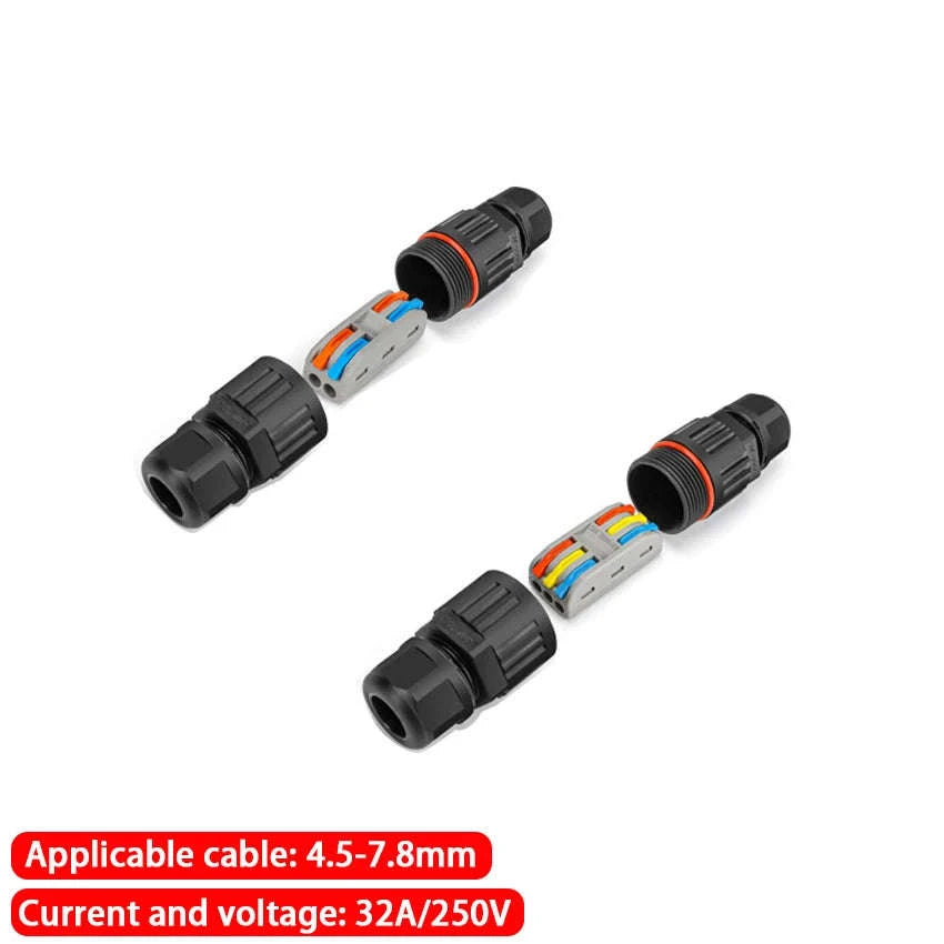 IP68 Waterproof Connector for Outdoor LED Wiring-3B 5PCS