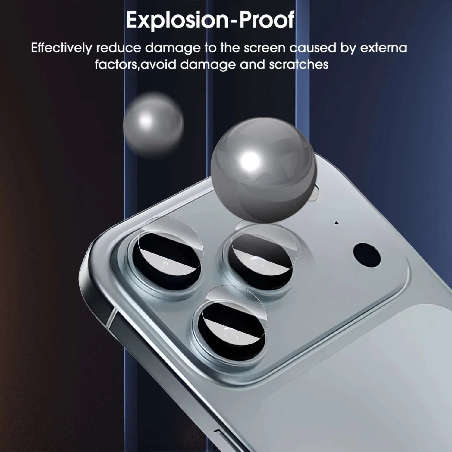 iPhone 17 Series Camera Lens Protector Full Coverage HD Clear Film-For iPhone 17 Pro / 3 Set / United States