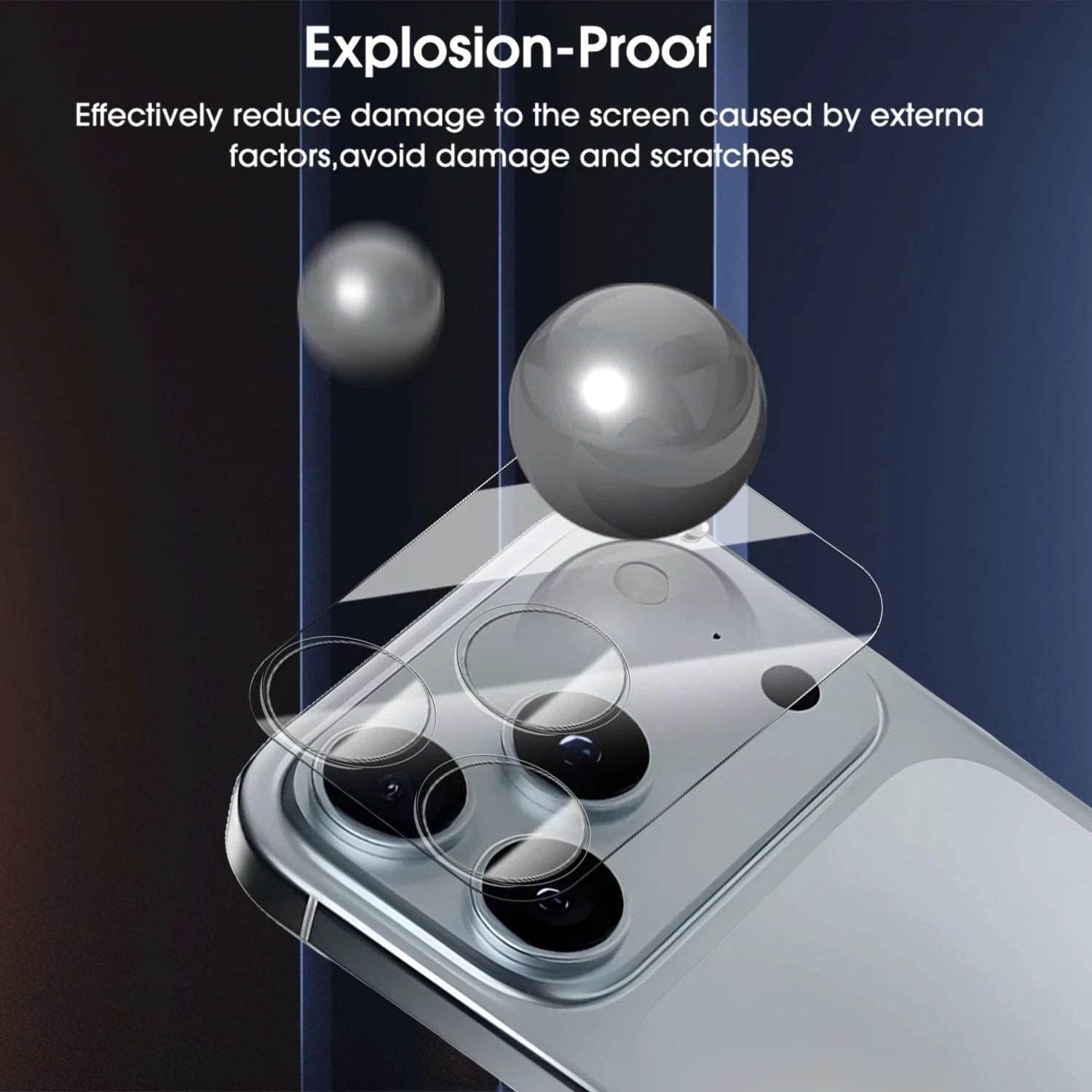 iPhone 17 Series Camera Lens Protector Full Coverage HD Clear Film-For iPhone 17 Pro / 3 Set / United States