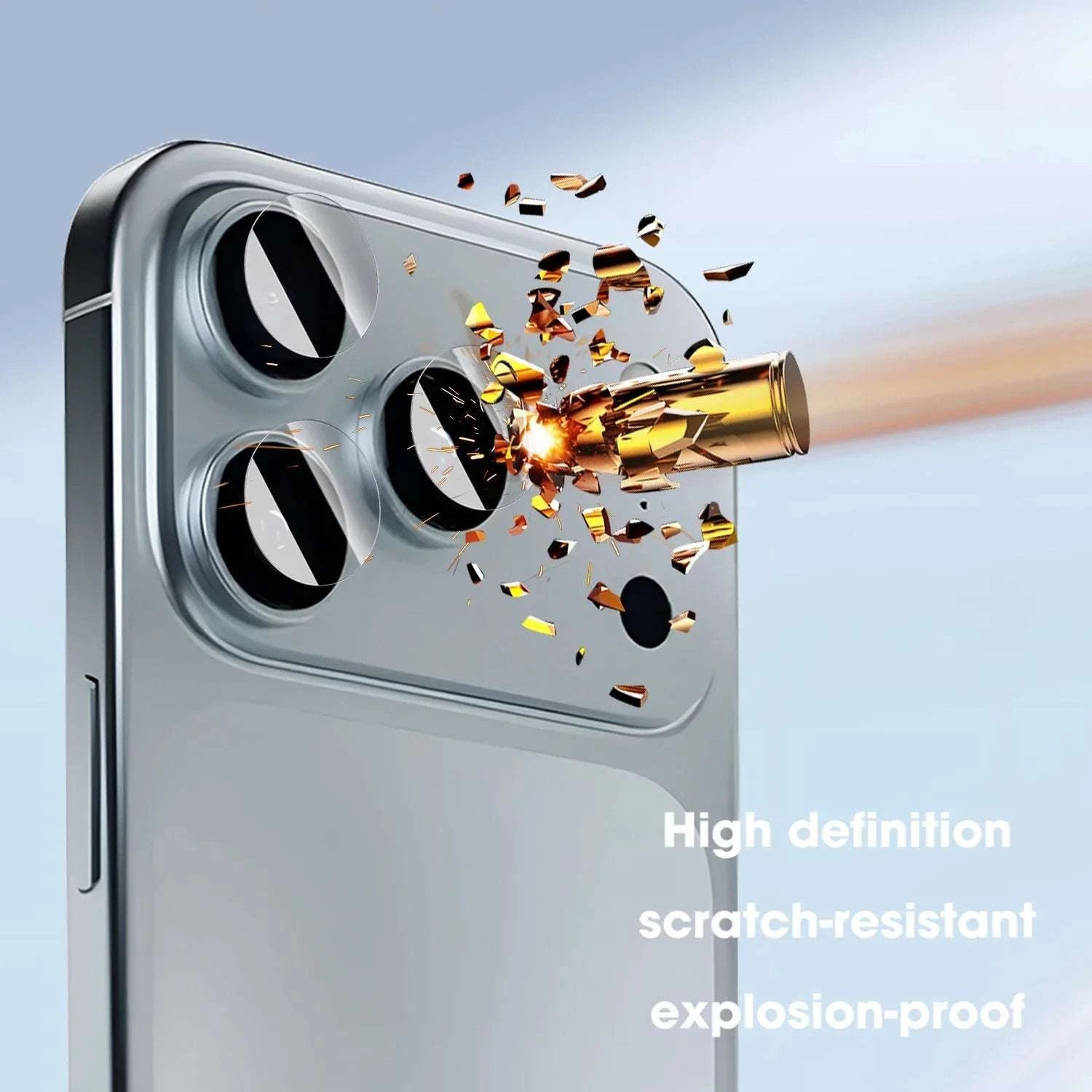 iPhone 17 Series Camera Lens Protector Full Coverage HD Clear Film-For iPhone 17 Pro / 3 Set / United States