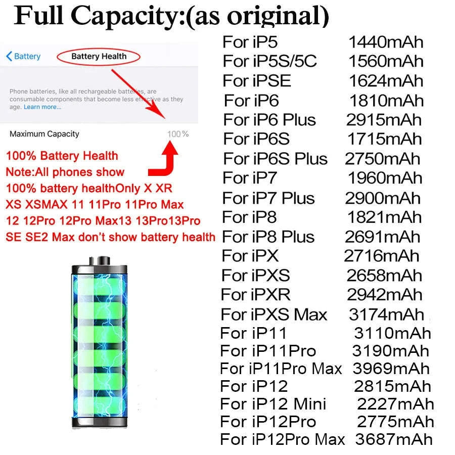 iPhone Replacement Battery for Reliable Power Restoration-For iPhone 13