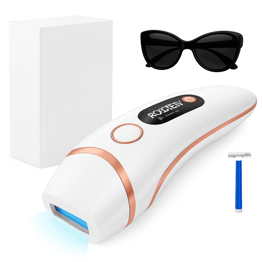 IPL Laser Hair Removal Device with 999,000 Flashes & 9 Levels-WHITE / United States