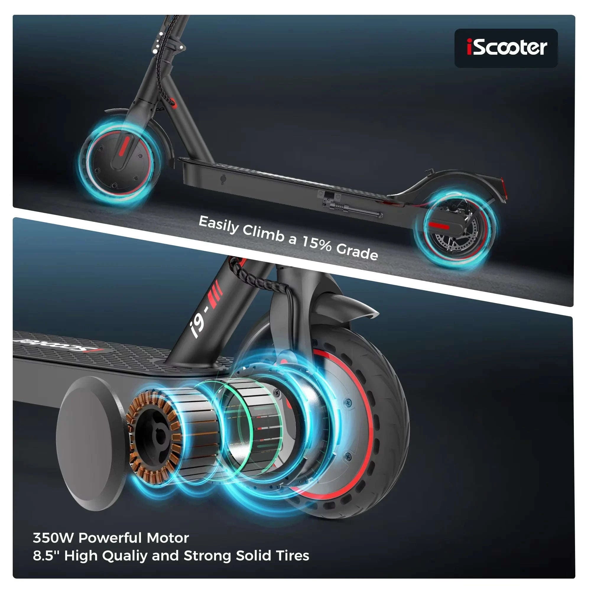 iScooter i9 Electric Scooter for Adults-I9 / france