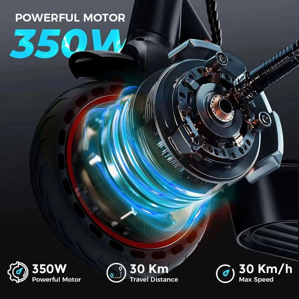 iScooter i9 Electric Scooter with 8.5 Inch Honeycomb Tires-black / Poland
