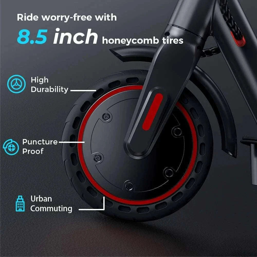 iScooter i9 Electric Scooter with 8.5 Inch Honeycomb Tires-black / Poland