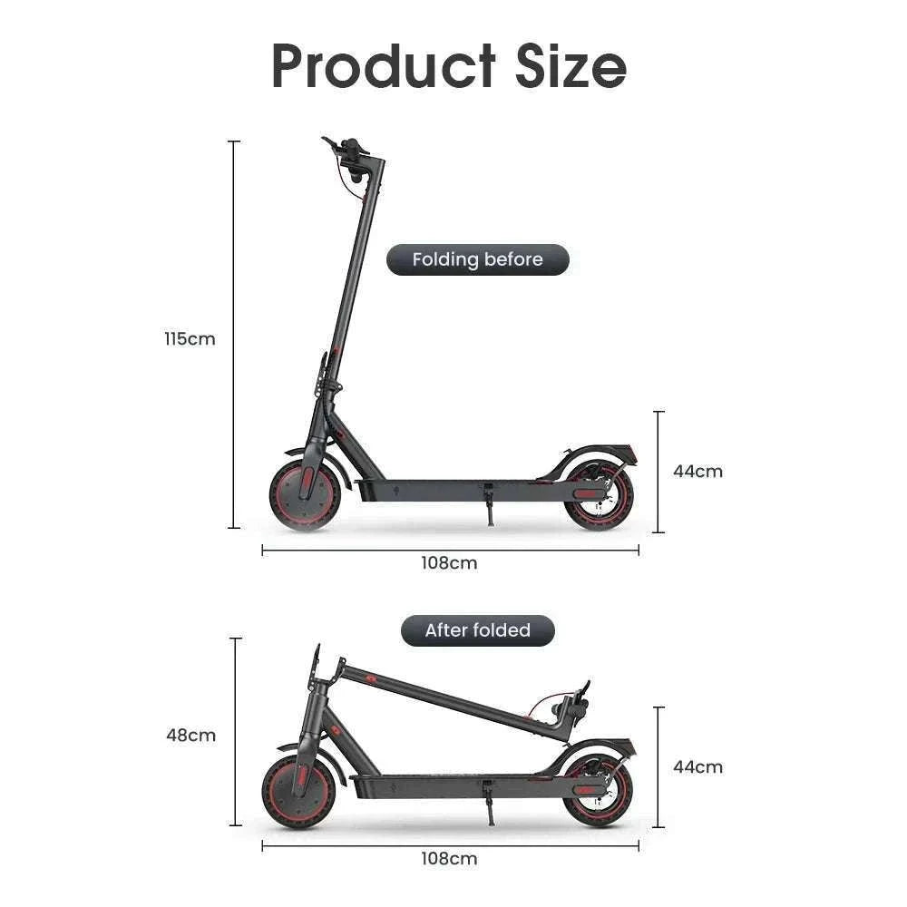 iScooter i9 Electric Scooter with 8.5 Inch Honeycomb Tires-black / Poland