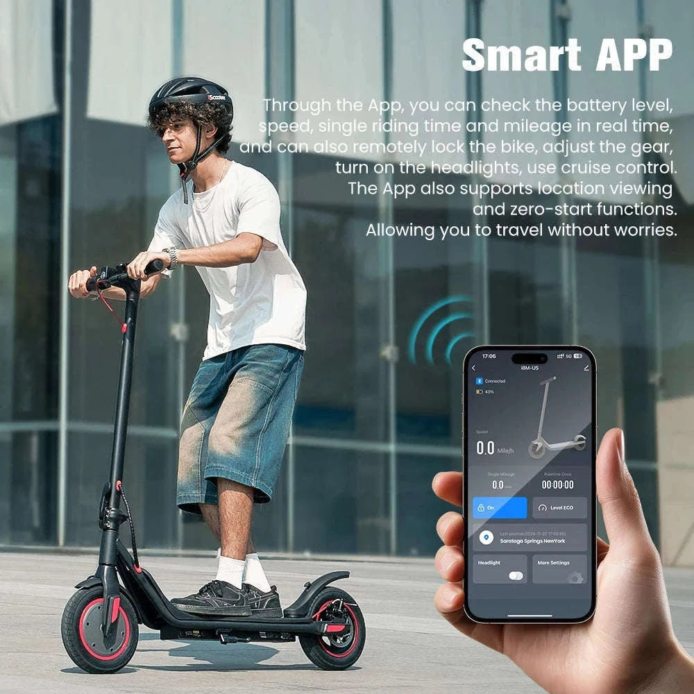 iScooter i9M Electric Scooter with 500W Motor and Tires-i9m / france