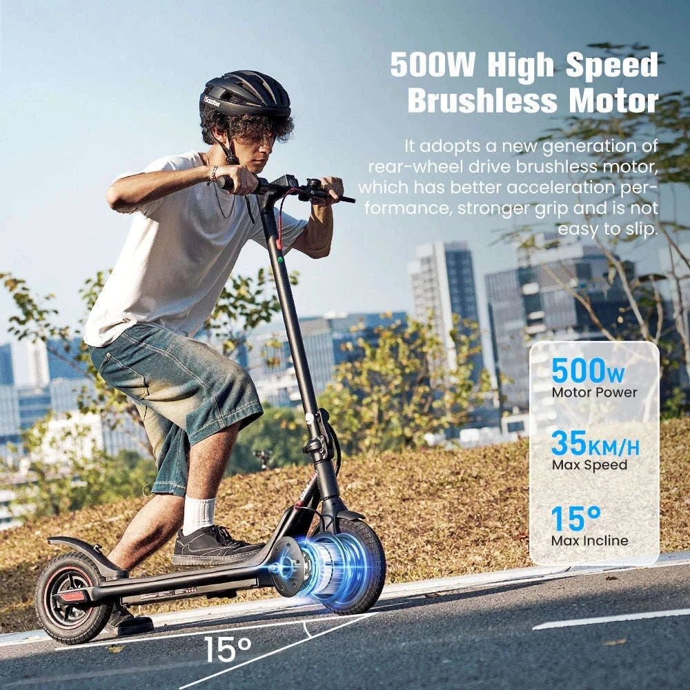 iScooter i9M Electric Scooter with 500W Motor and Tires-i9m / france