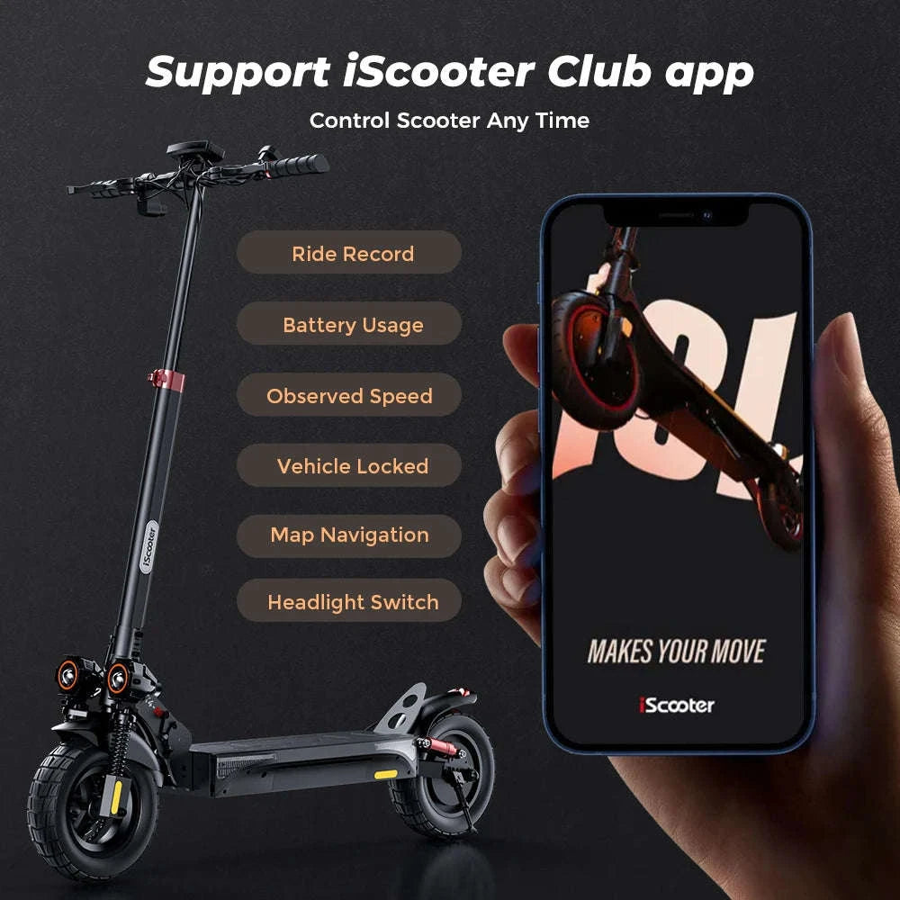 iScooter iX4 Electric Scooter 800W Off‑Road Power-spain