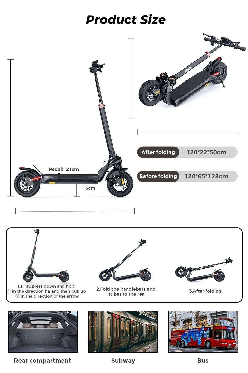 iScooter iX4 Electric Scooter 800W Off-Road Power-spain