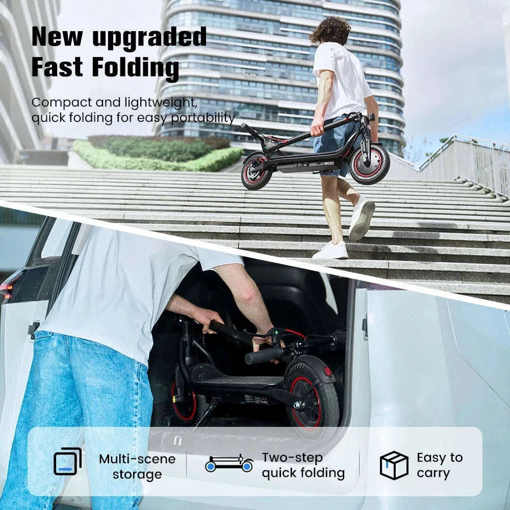 iScooter W6 Electric Scooter for Adults, 500W, 10-Inch Tires-W6 / GERMANY