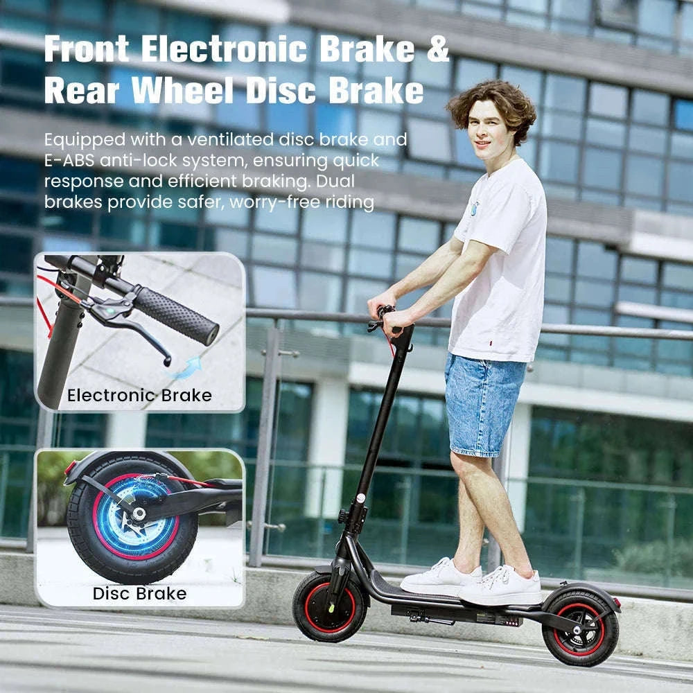 iScooter W6 Electric Scooter for Adults, 500W, 10-Inch Tires-W6 / GERMANY