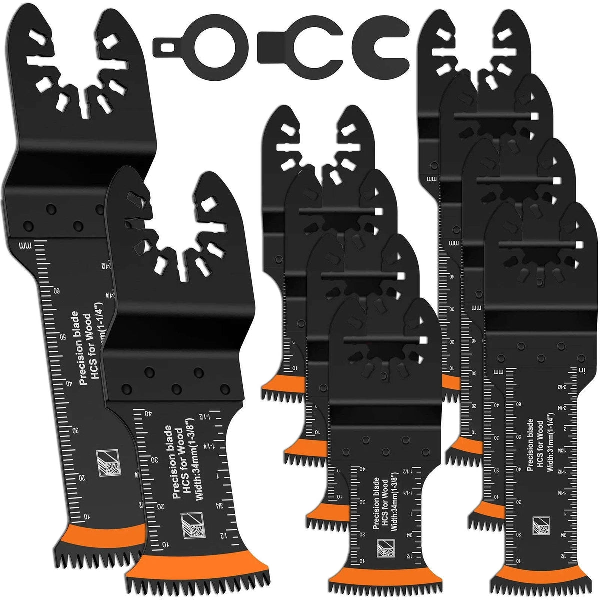 Japanese Oscillating Saw Blades Set for Clean, Controlled Cuts-8PCS