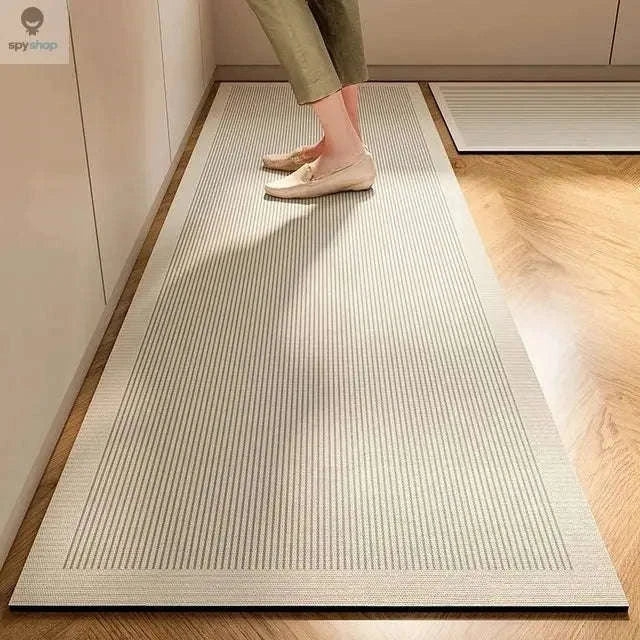 Japanese Style Diatomite Floor Mat – Soft, Fast-Drying, Modern Design-F / 40x60cm