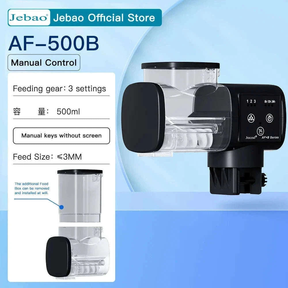 Jebao Automatic Aquarium Fish Feeder with WiFi Control-No Battery / AF-250