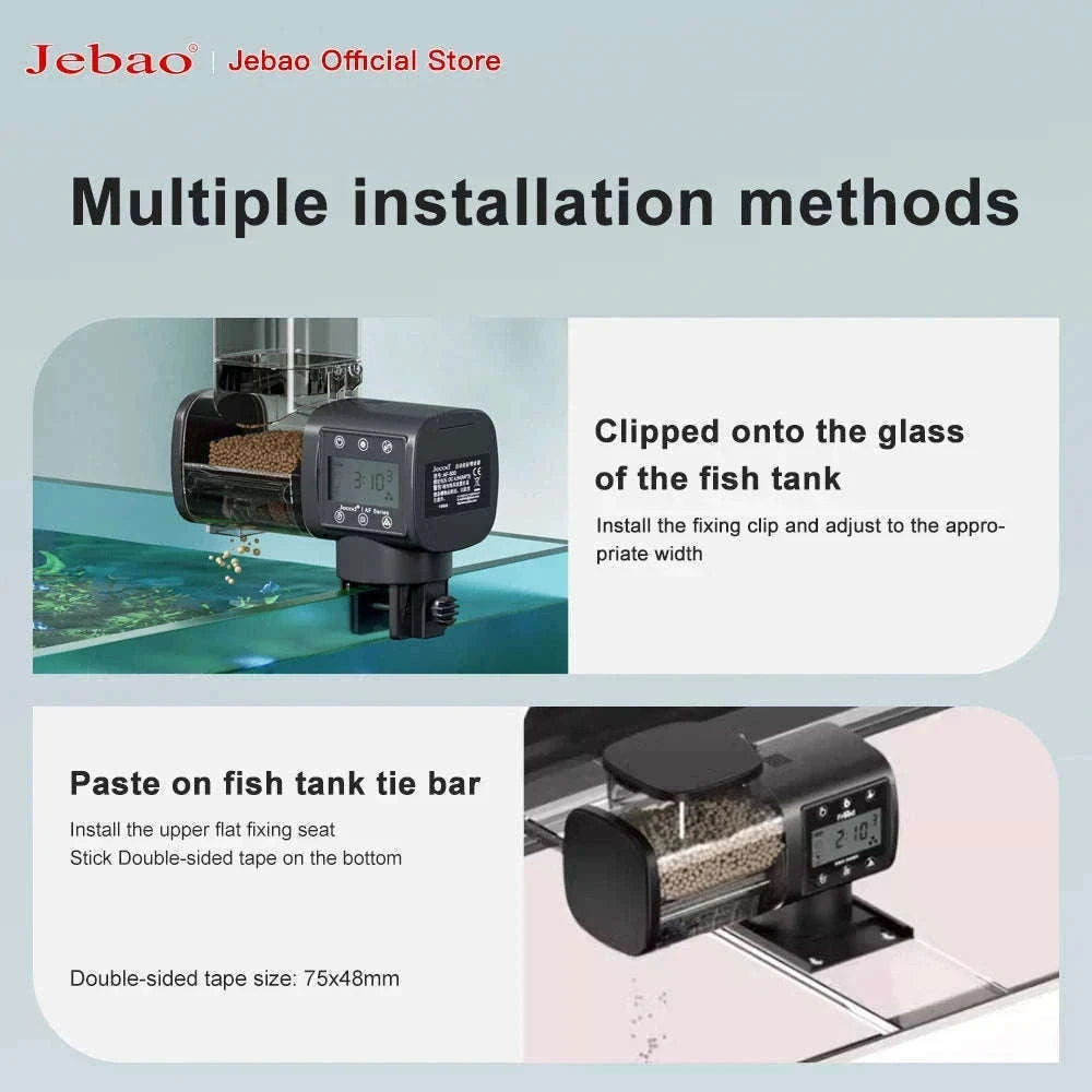 Jebao Automatic Aquarium Fish Feeder with WiFi Control-No Battery / AF-250