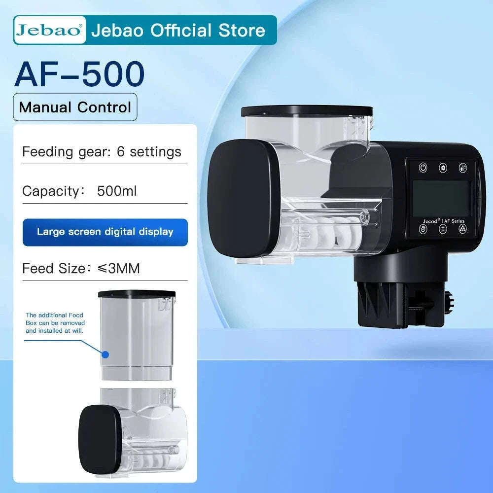 Jebao Automatic Aquarium Fish Feeder with WiFi Control-No Battery / AF-250