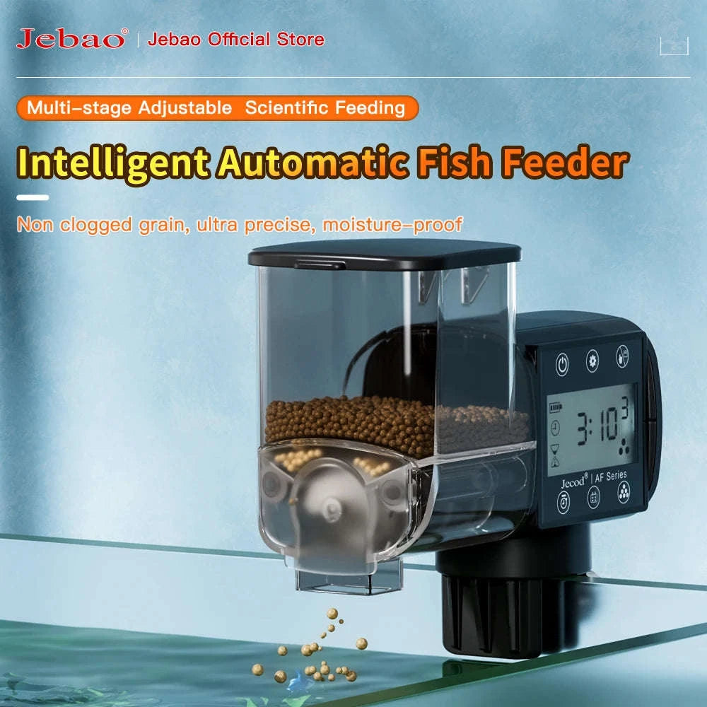 Jebao Intelligent Automatic Aquarium Feeder with WiFi Control-AF-500B / No Battery