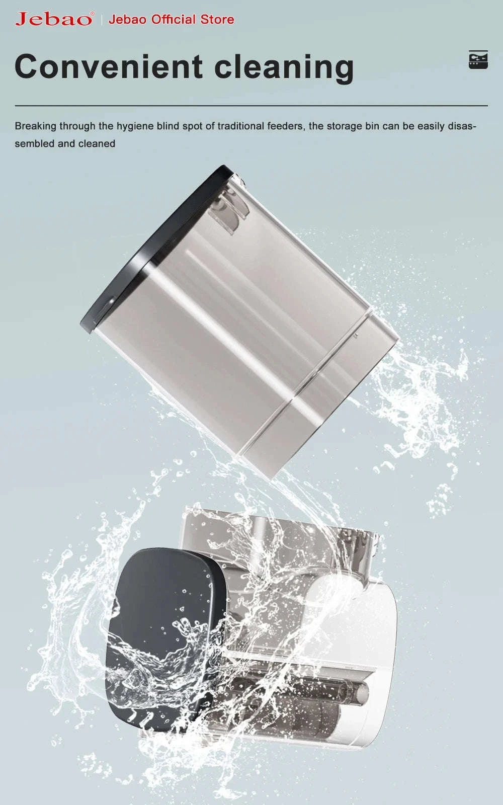 Jebao Intelligent Automatic Aquarium Fish Feeder with WiFi Control-No Battery / AF-250