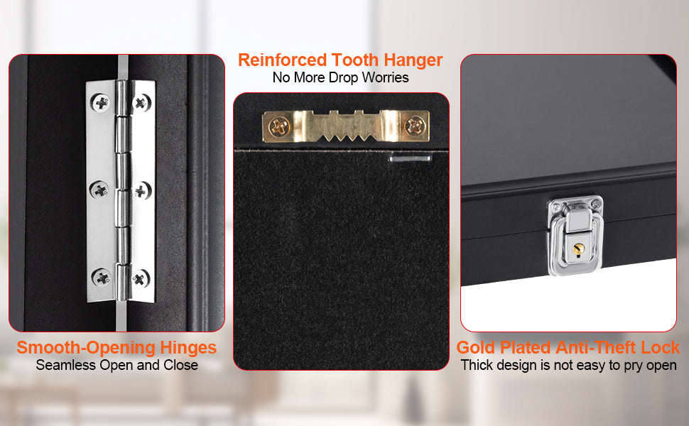 Jersey Display Frame Case Lockable Shadow Box with UV Protection-590x790x40 mm-1PC / Poland