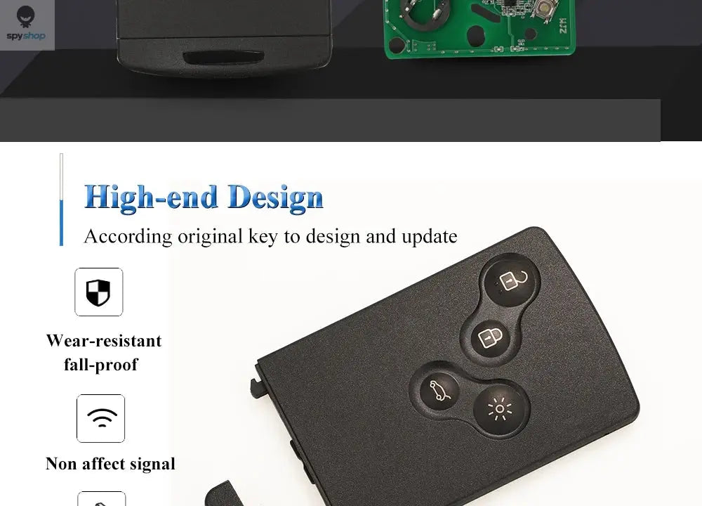 jingyuqin 433MHz ID46-PCF7952A Chip Smart Remote Car Key Card Fob For Renault Megane 3 Laguna 3 Scenic Fluence Keyless HandsFree Spy-shop.com