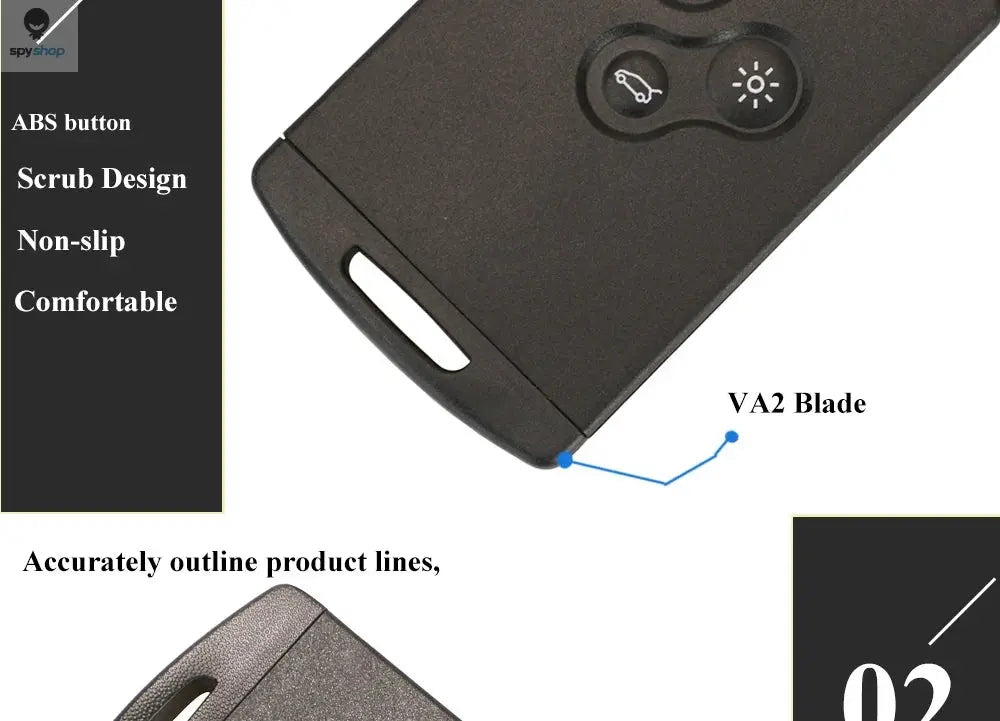 jingyuqin 433MHz ID46-PCF7952A Chip Smart Remote Car Key Card Fob For Renault Megane 3 Laguna 3 Scenic Fluence Keyless HandsFree Spy-shop.com