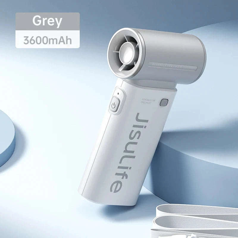 JISULIFE Handheld Turbo Fan 5 Speeds, 5000mAh Rechargeable-Pink 3600mAh / China Mainland