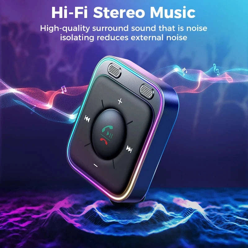 Joyroom Bluetooth Car Adapter with Dual Mic-Black / CHINA