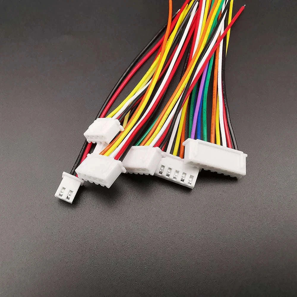 JST XH 2.54mm Wire Cable Connector Kit, 5 Complete Sets-Length 10CM / 4Pin