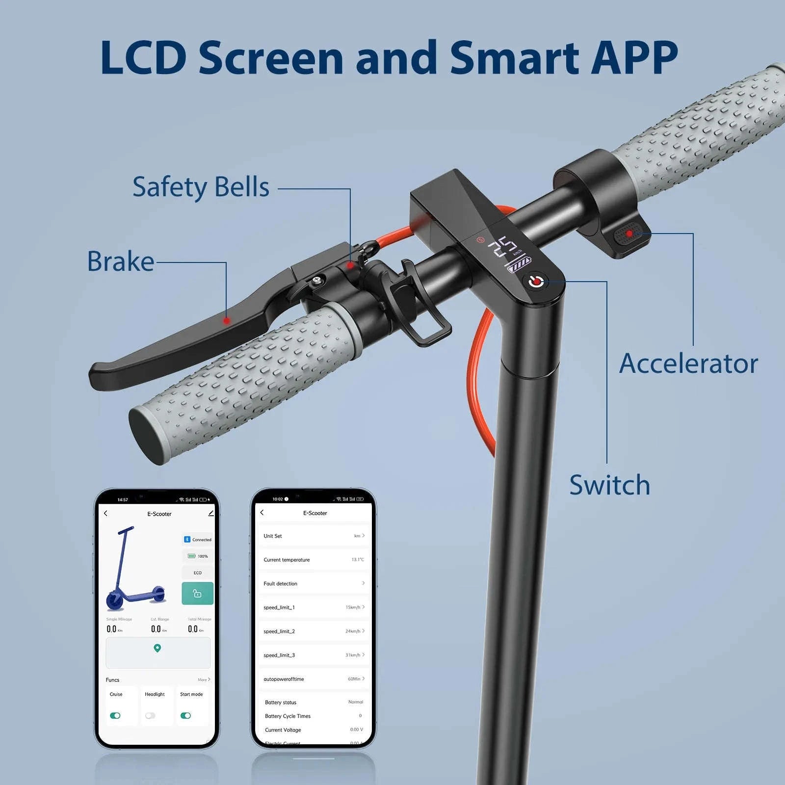 JUICEASE Ultra Long Range Smart Electric Scooter-14.5AH Max Escooter / france