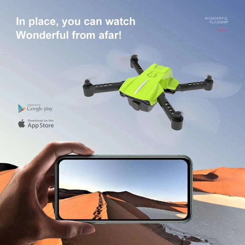K10 Pocket 8K HD FPV Camera Drone with Visual Avoidance-Green no camera