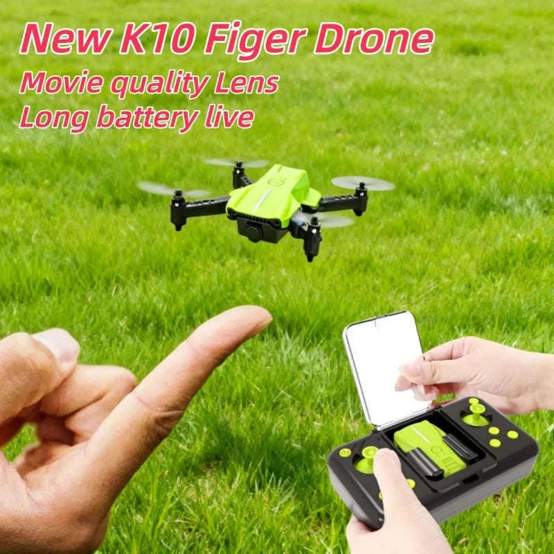 K10 Pocket 8K HD FPV Camera Drone with Visual Avoidance-Green no camera