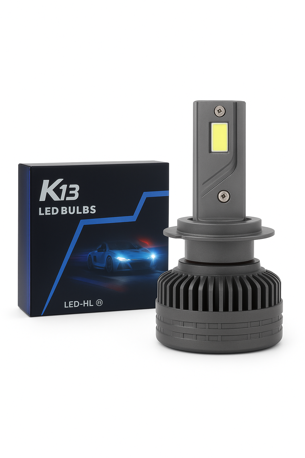 Lampa Led K13 Max H7 H1 H11 Tub cu 3 Țevi de cupru Iluminare Led pentru faruri mașină Lampa de ceață H7 H11 HB3 9005