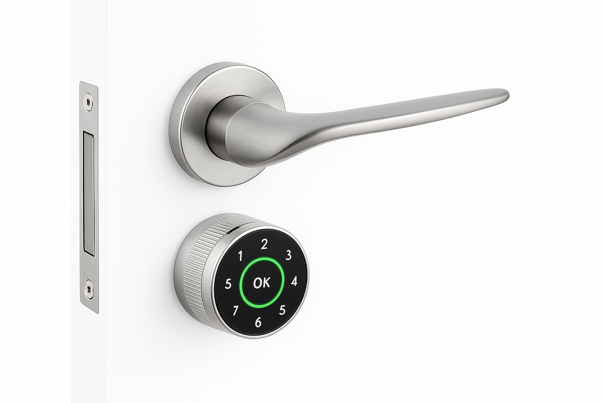 KAK Tuya APP Impressão Digital Cilindro Fecho de Porta Inteligente Fecho Digital com Senha Tecnológica Sem Chave Controlo Remoto de Fecho Hardware