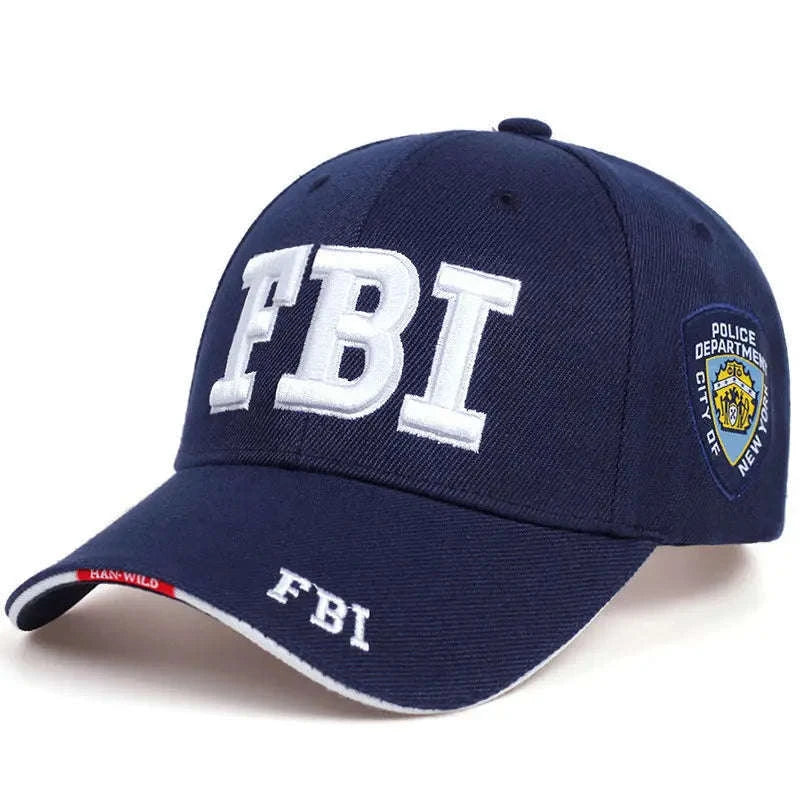 Kanye FBI Fashion Letter Baseball Cap-As shown 1 / 55-64cm