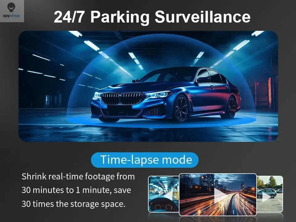 KAWA D5 2K Dash Camera with Night Vision and Wi‑Fi Control-D5-No Voice Control / 32G