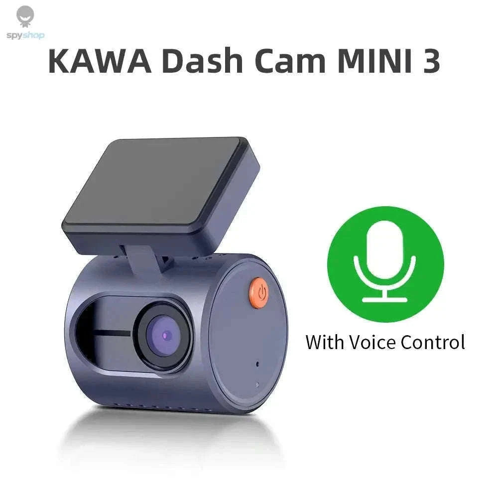 KAWA MINI 3 Dash Cam 1296P QHD, WiFi, Voice Control-Voice Control / None