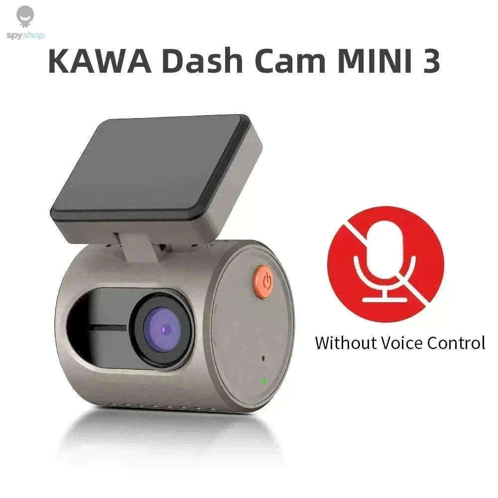 KAWA MINI 3 Dash Cam 1296P QHD, WiFi, Voice Control-Voice Control / None