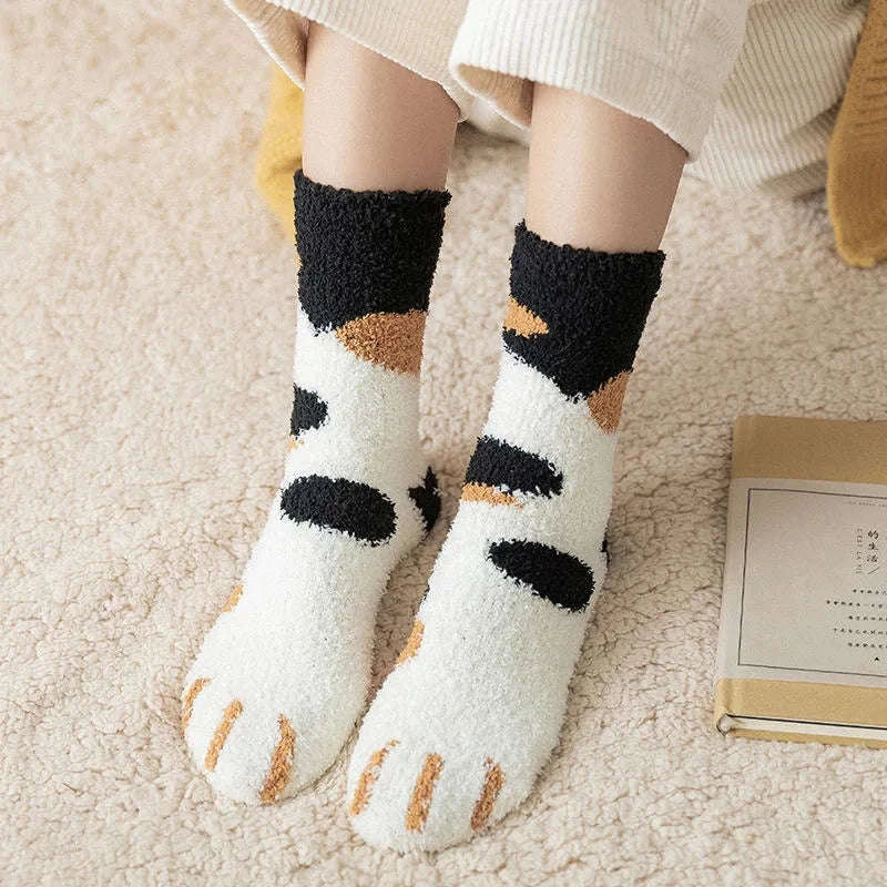 Kawaii Cartoon White Socks for Women-2