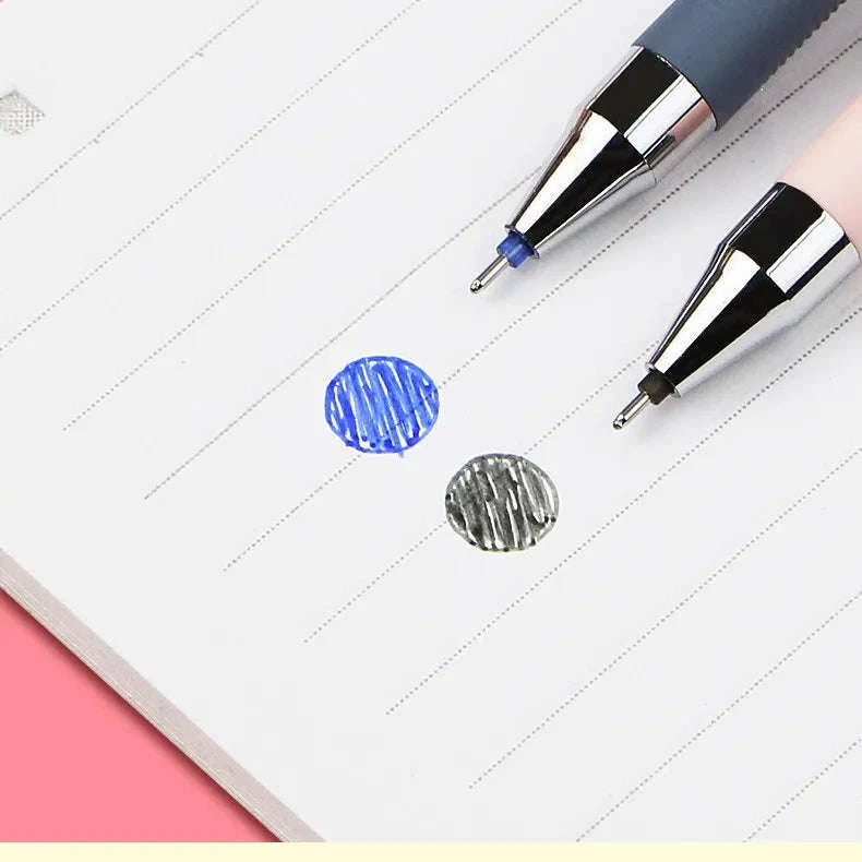 Kawaii Erasable Gel Pens Set 0.35mm – Cute & Functional Writing Set-Black 26 Pcs A